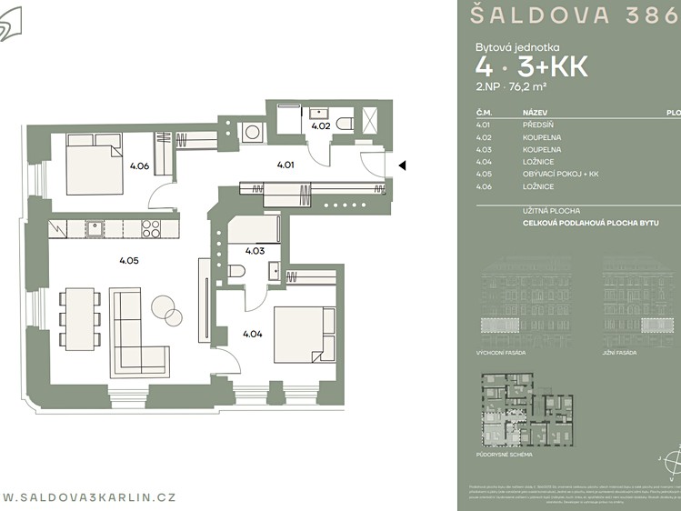 Квартира 3+kk на продаж, 76 м² (13 з 13)