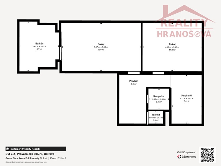 The 2+1 flat for sale, 56 m² (16 of 17)