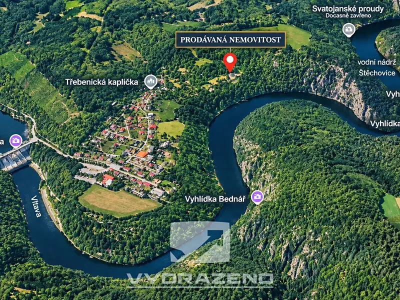 Prodej chalupy 50 m², pozemek 187 m², Štěchovice – náhled fotky 3