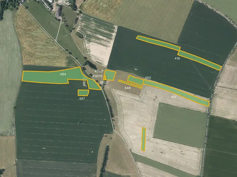 Prodej pole 73439 m², Onomyšl – náhled fotky 2