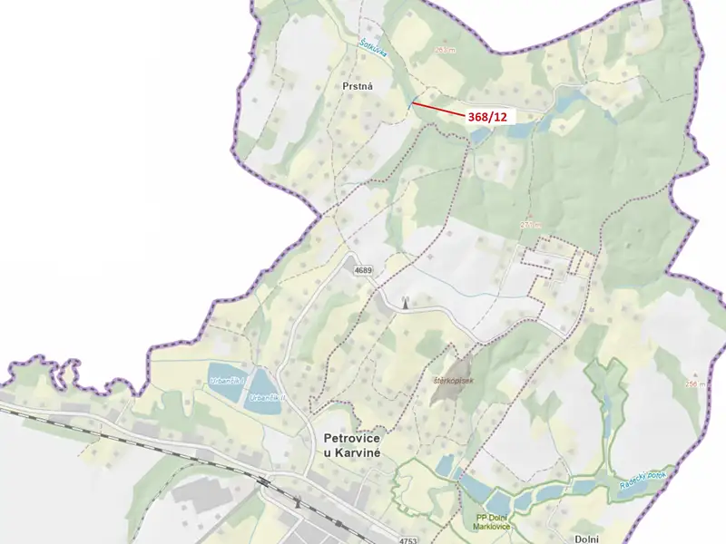 Dražba pozemku 218 m², Petrovice u Karviné – náhled fotky 1