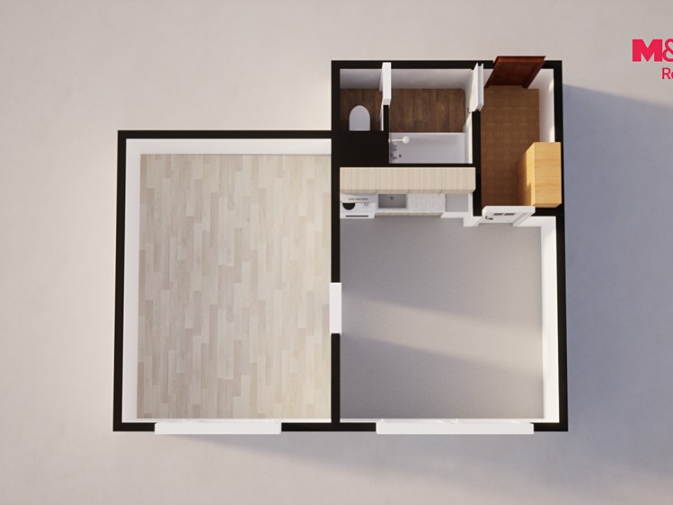 Квартира 1+1 на продаж, 33 м² (12 з 15)