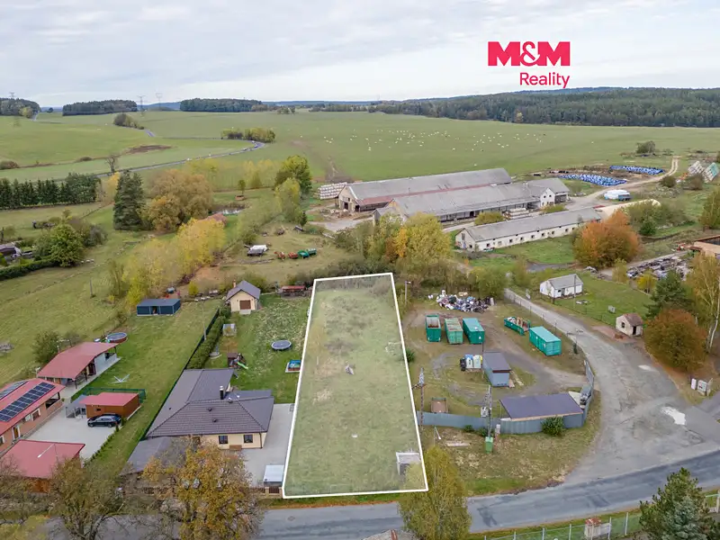 Prodej stavebního pozemku 1300 m², Stráž – náhled fotky 1