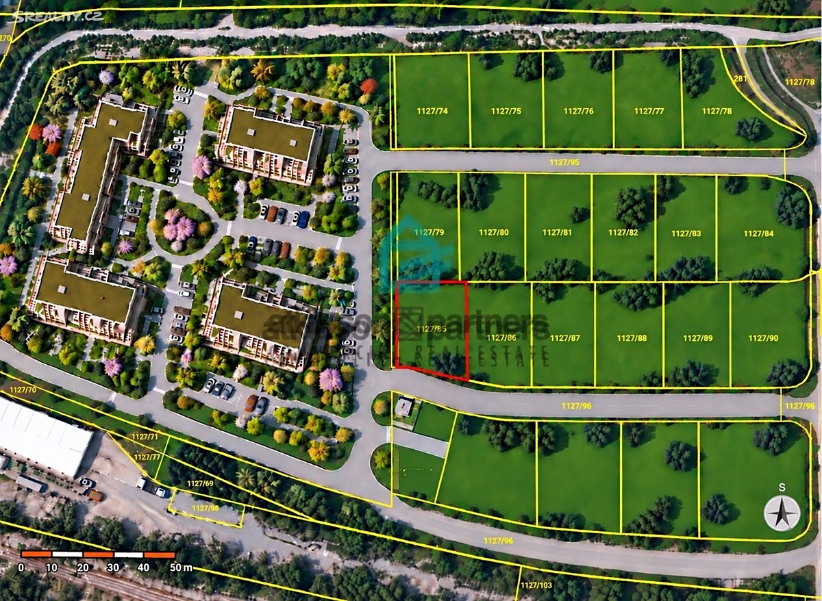 Prodej stavebního pozemku 978 m², Hluboká nad Vltavou – fotka 1 z 3