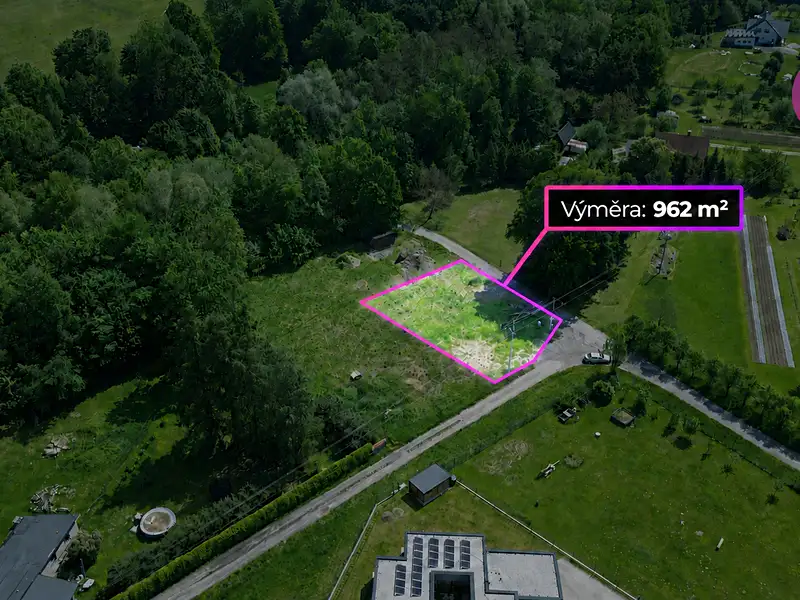 Prodej stavebního pozemku 962 m², Hukvaldy – náhled fotky 3