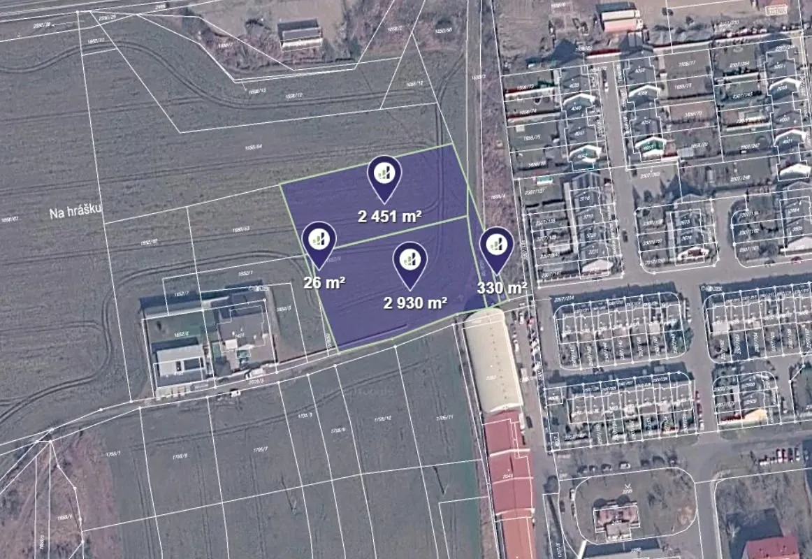 Prodej komerčního pozemku 5737 m²