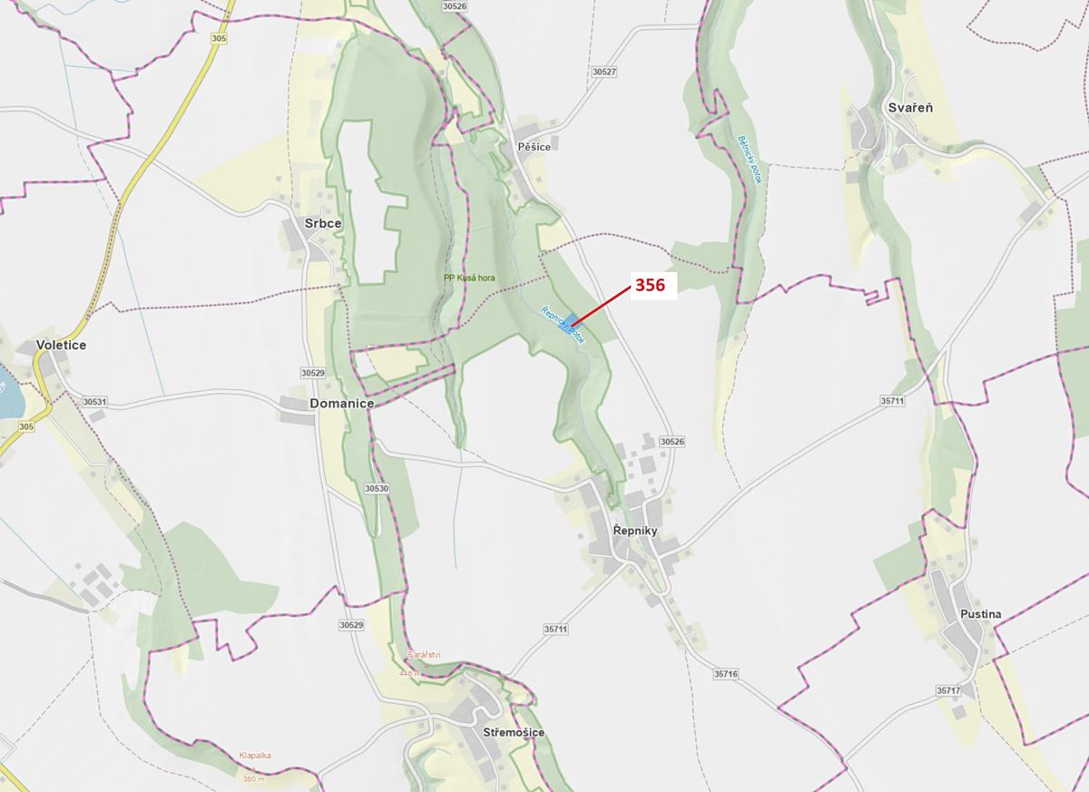 Dražba lesa 6762 m², Řepníky – fotka 1 z 3