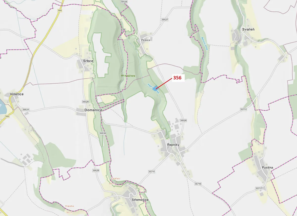Dražba lesa 6762 m²