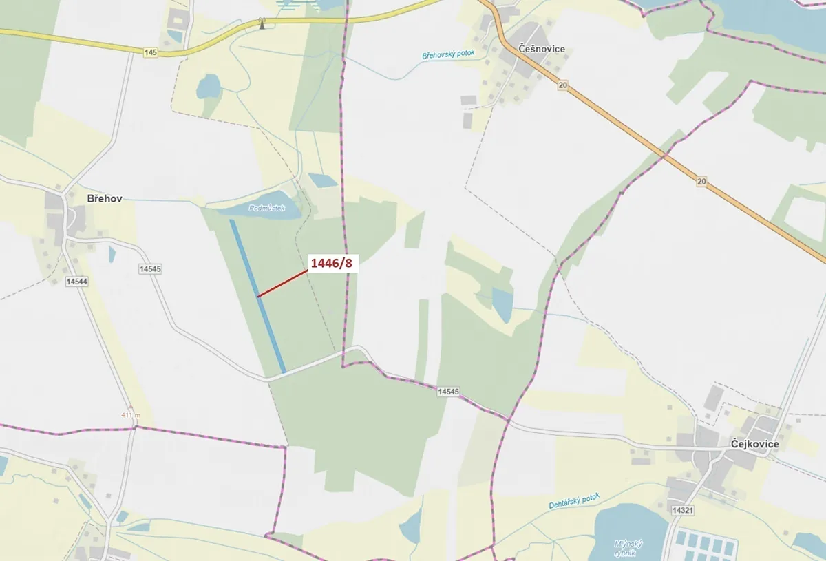 Dražba lesa 20146 m²