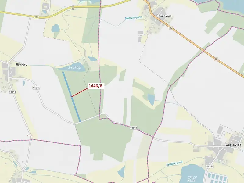 Dražba lesa 20146 m², Břehov – náhled fotky 1
