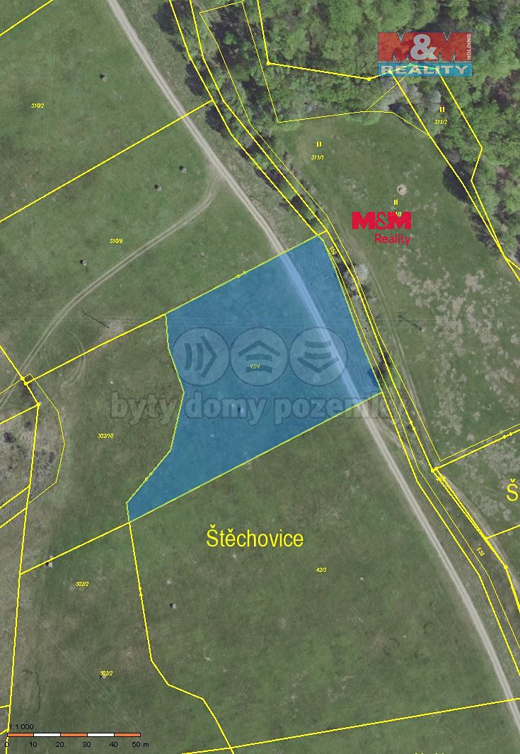 Prodej louky 4926 m², Štěchovice – fotka 1 z 3