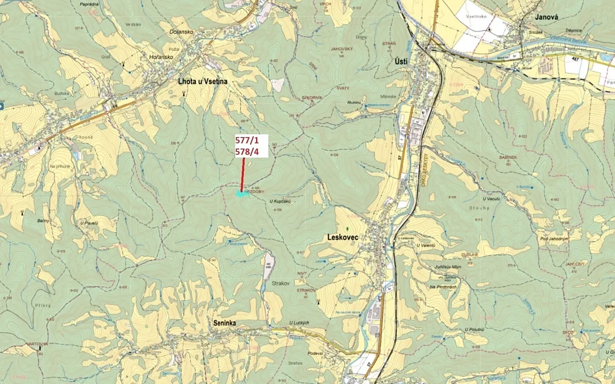 Dražba lesa 10642 m²
