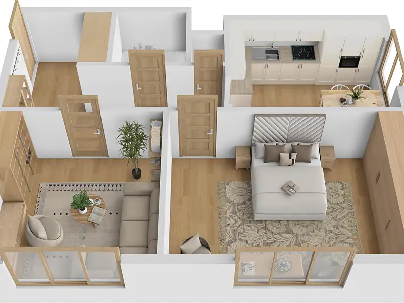 Prodej bytu 2+1 53 m², Praha – náhled fotky 2