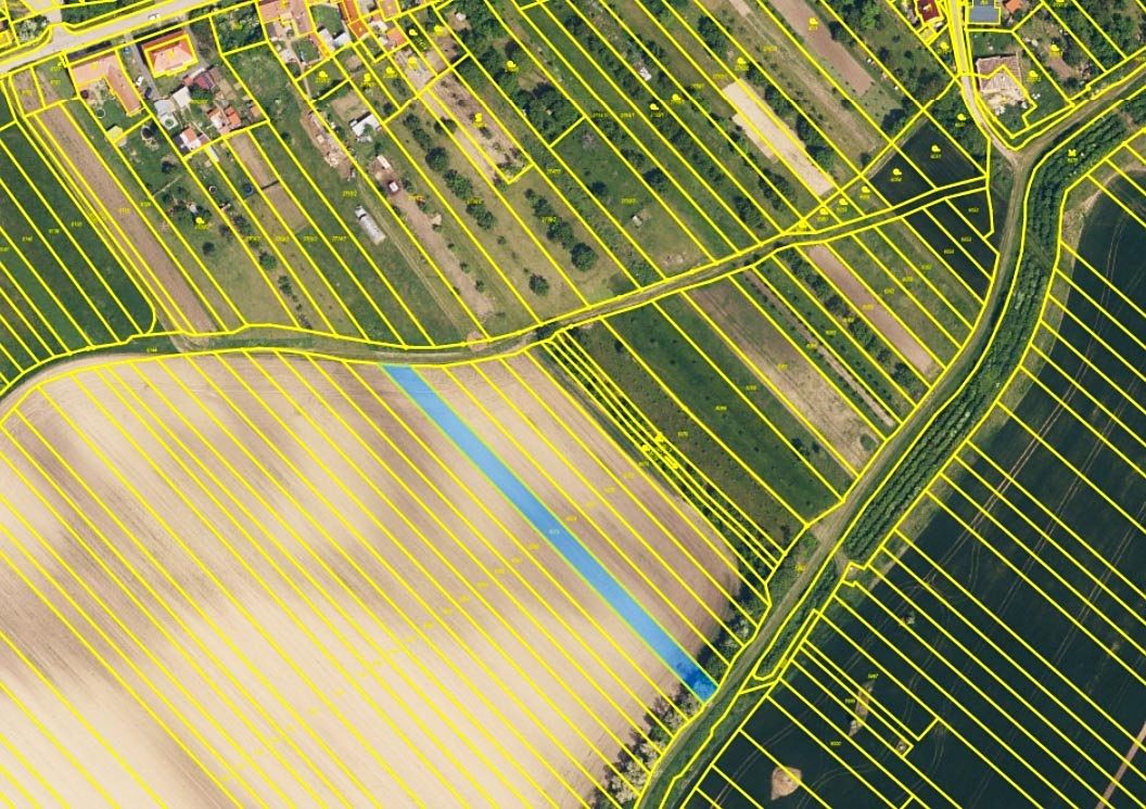 Prodej pole 1746 m², Nenkovice – fotka 1 z 3