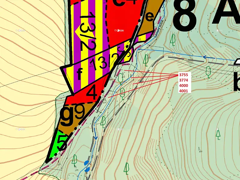 Dražba lesa 1509 m², Osečnice – náhled fotky 3
