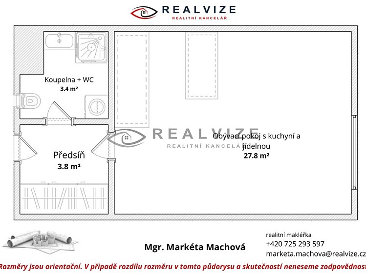 Prodej bytu 1+kk, 40 m² (4 z 13)