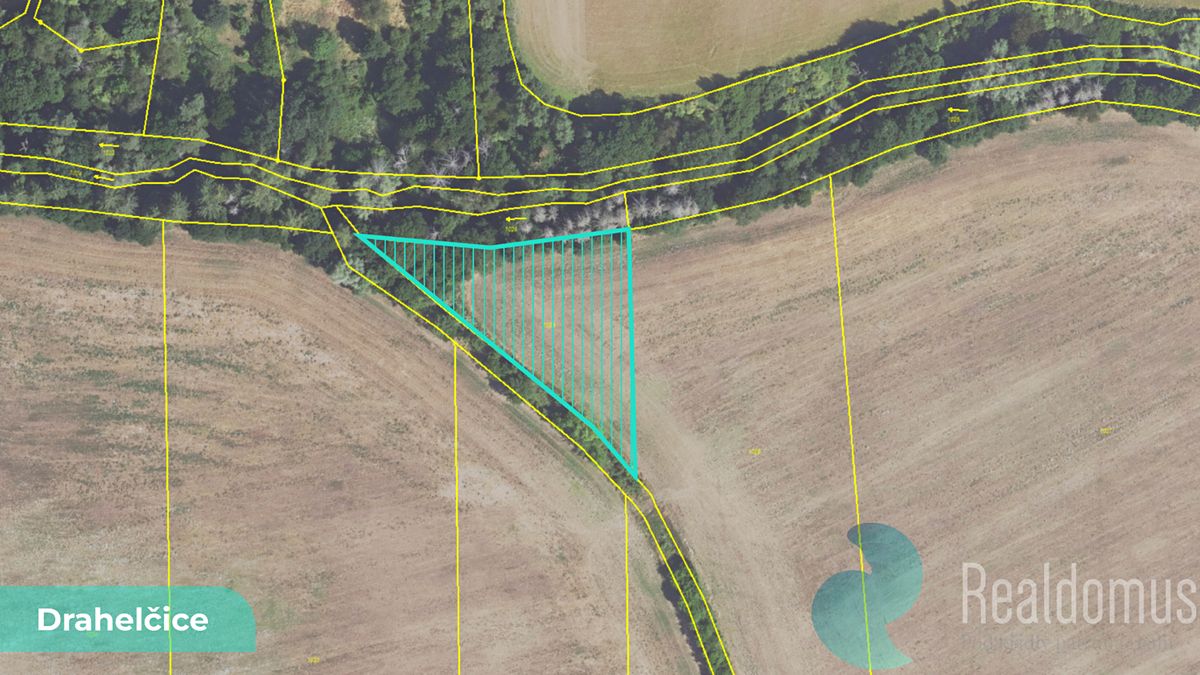 Prodej pole 2891 m², Drahelčice – fotka 1 z 3