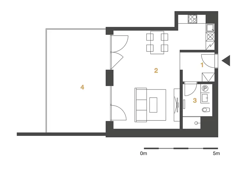 Prodej bytu 2+kk 47 m², Liberec – náhled fotky 3