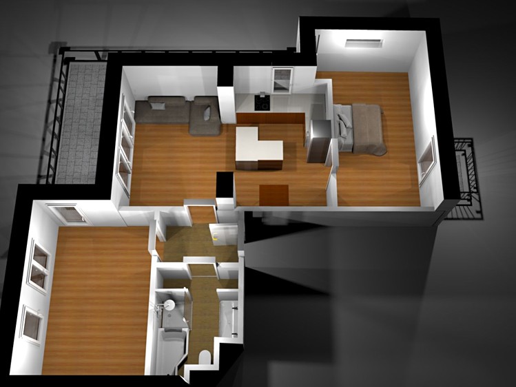 Pronájem bytu 3+kk, 95 m² (16 z 16)