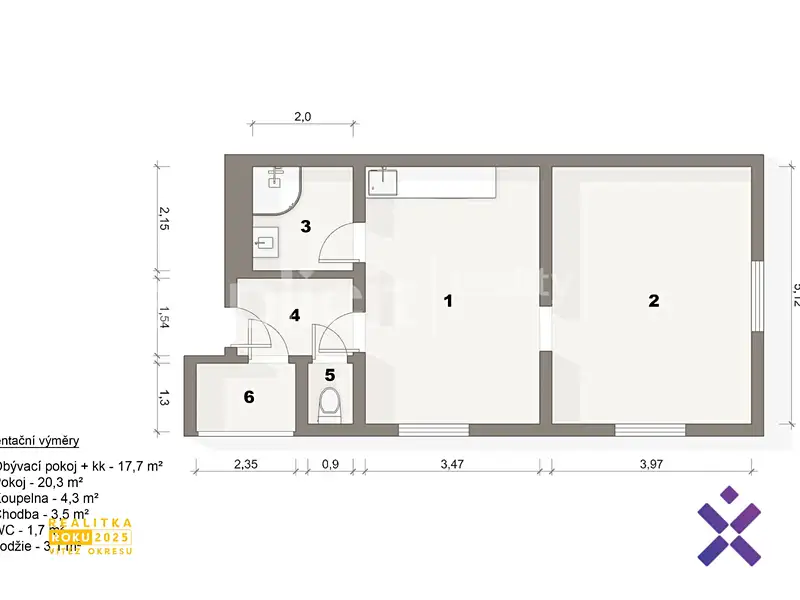 Prodej bytu 2+kk 50 m², Ústí nad Labem – náhled fotky 2