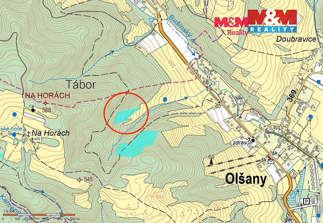 Prodej lesa 8828 m²