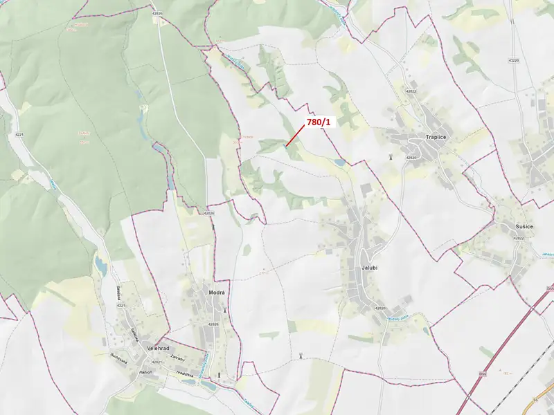 Dražba lesa 659 m², Jalubí – náhled fotky 1