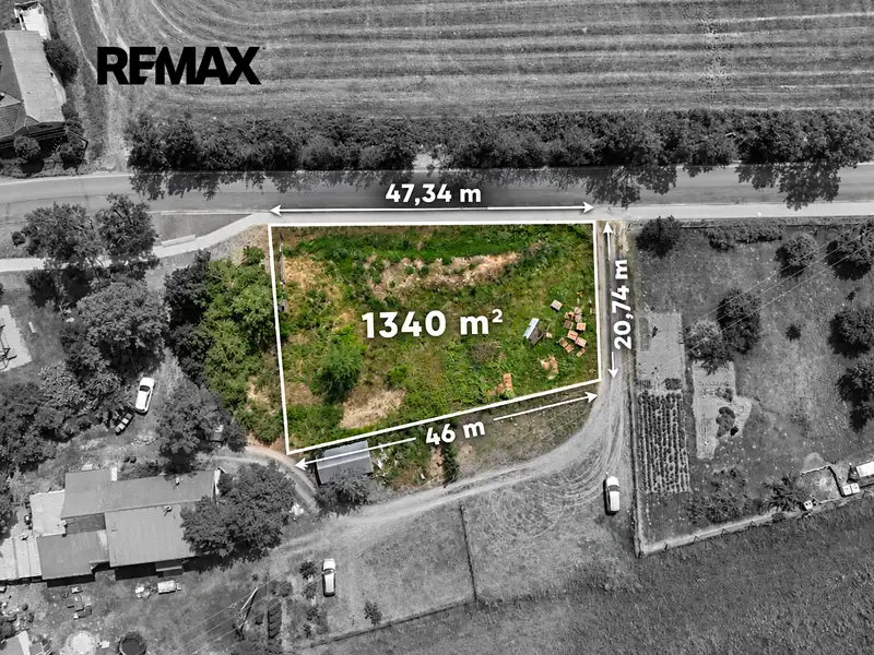 Prodej stavebního pozemku 1340 m², Žáky – náhled fotky 2