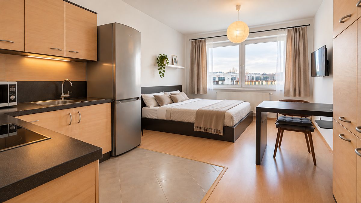 Pronájem bytu 1+kk 29 m², Praha – fotka 1 z 3