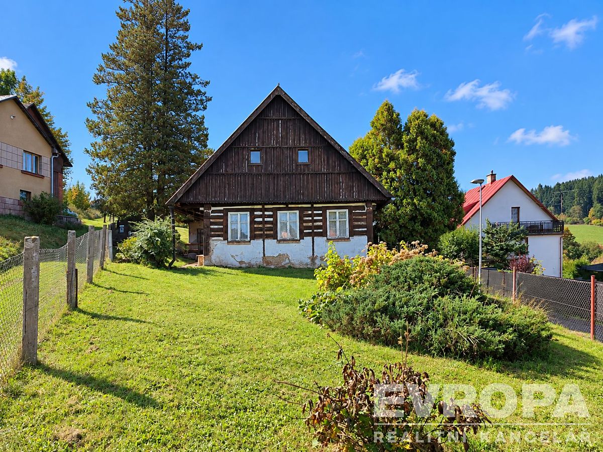 Prodej chalupy 60 m², pozemek 2073 m², Pecka – fotka 1 z 3