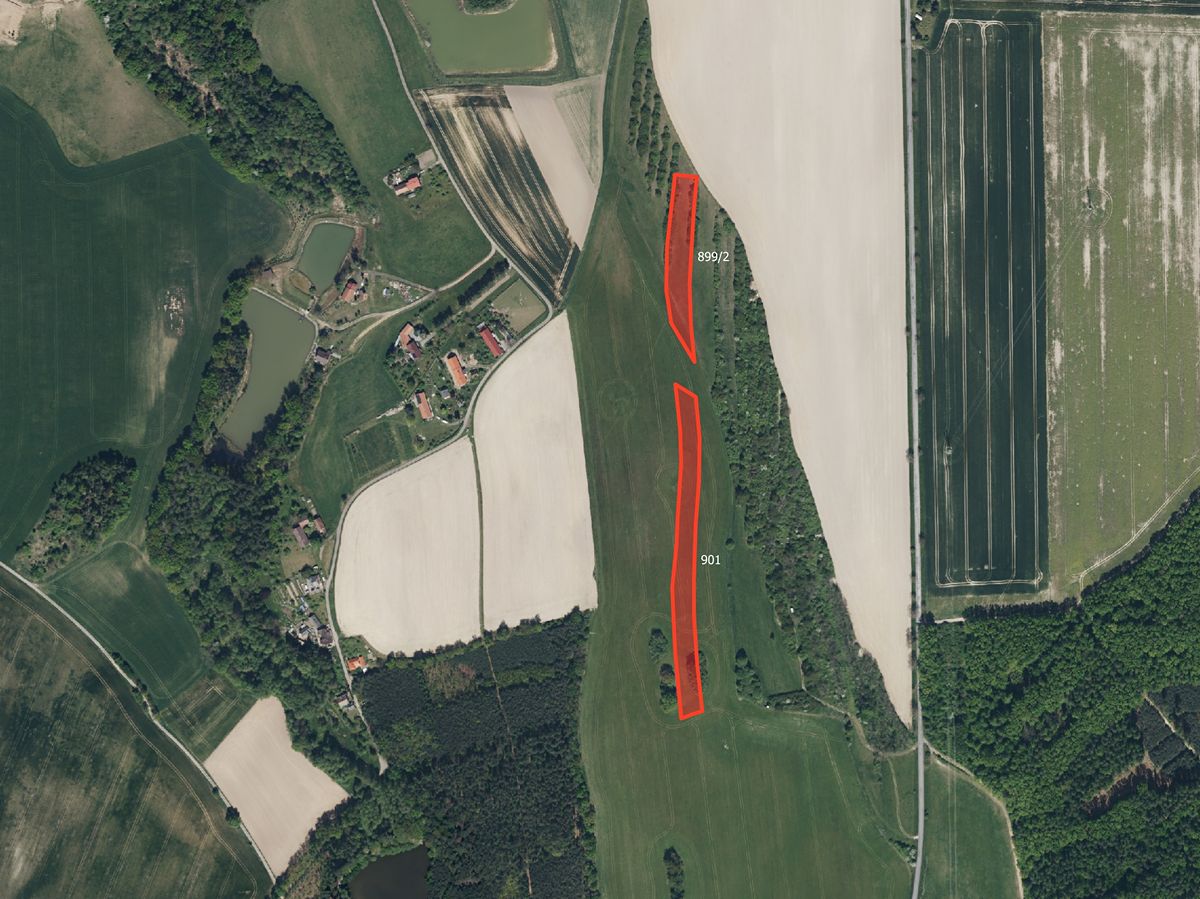 Prodej pole 10778 m², Zaječice – fotka 1 z 3