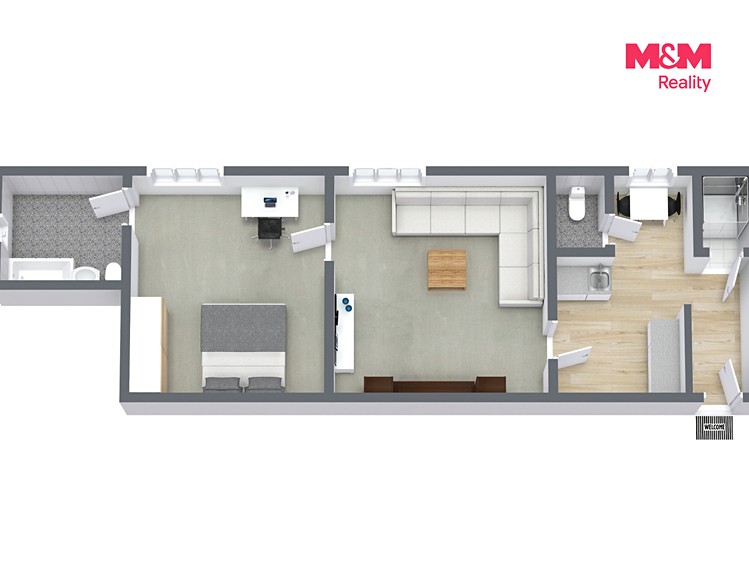 Квартира 2+1 на продаж, 60 м² (14 з 15)
