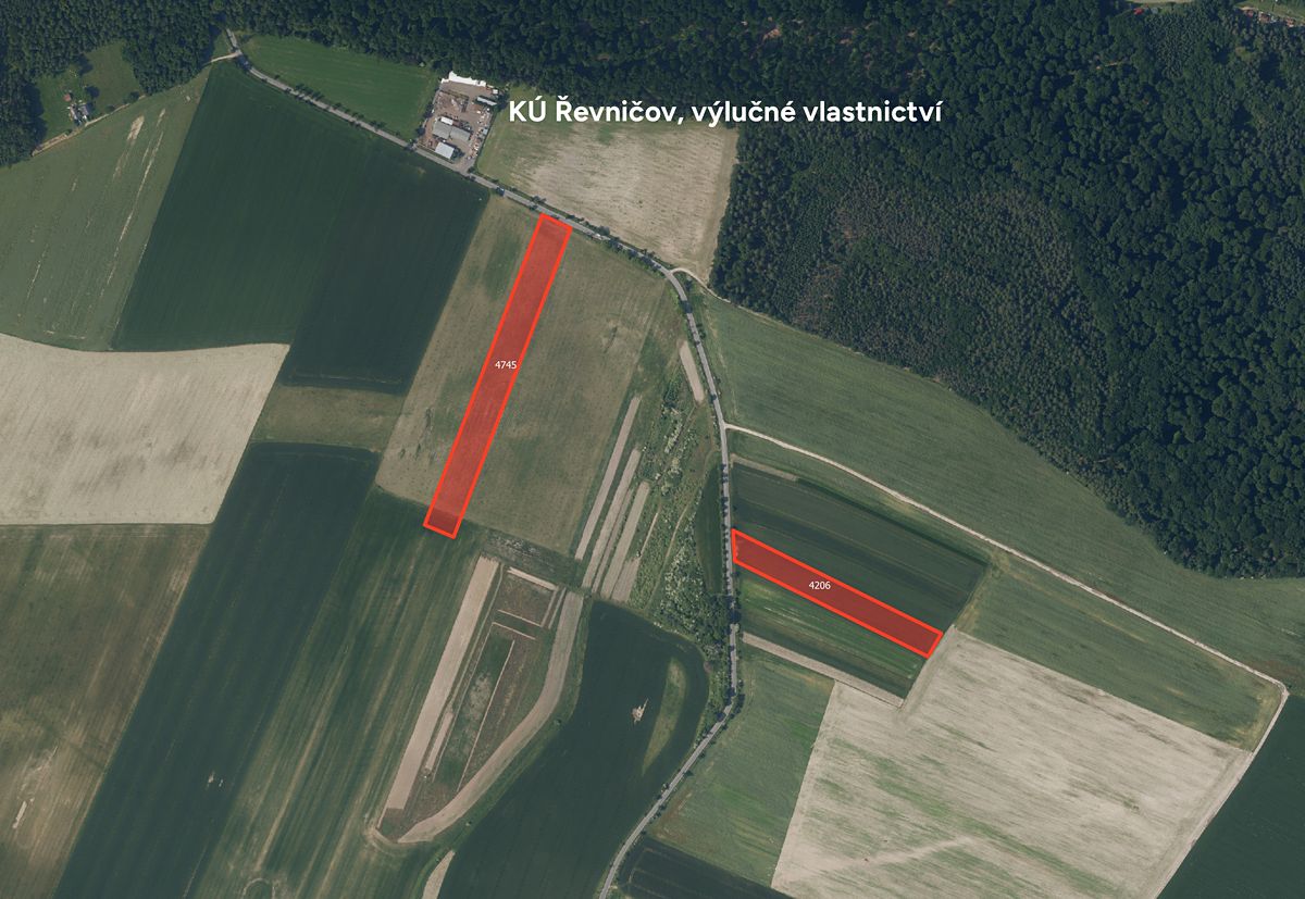 Prodej pole 69137 m², Řevničov – fotka 1 z 3