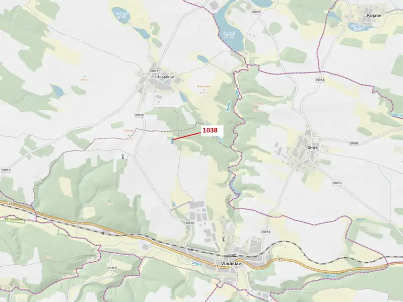 Dražba lesa 1583 m², Vladislav – náhled fotky 1