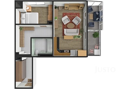 Wohnung 2+kk zur Miete, 46 m² (3 von 16)