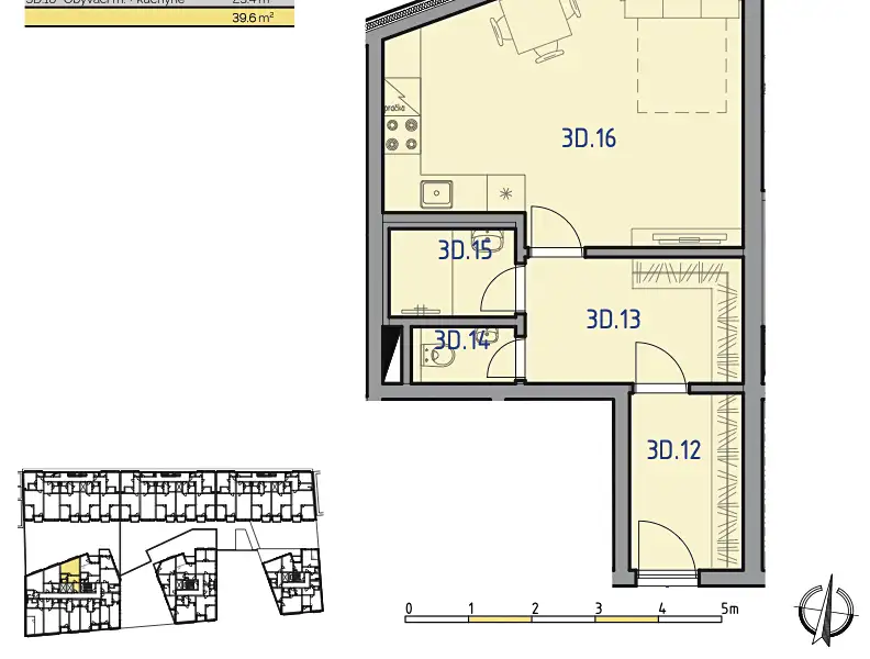 Prodej bytu 1+kk 42 m², Liberec – náhled fotky 2