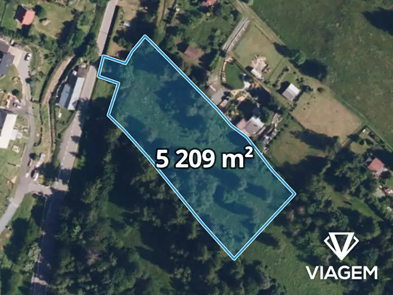 Prodej stavebního pozemku 5209 m², Dlouhá Stráň – náhled fotky 1