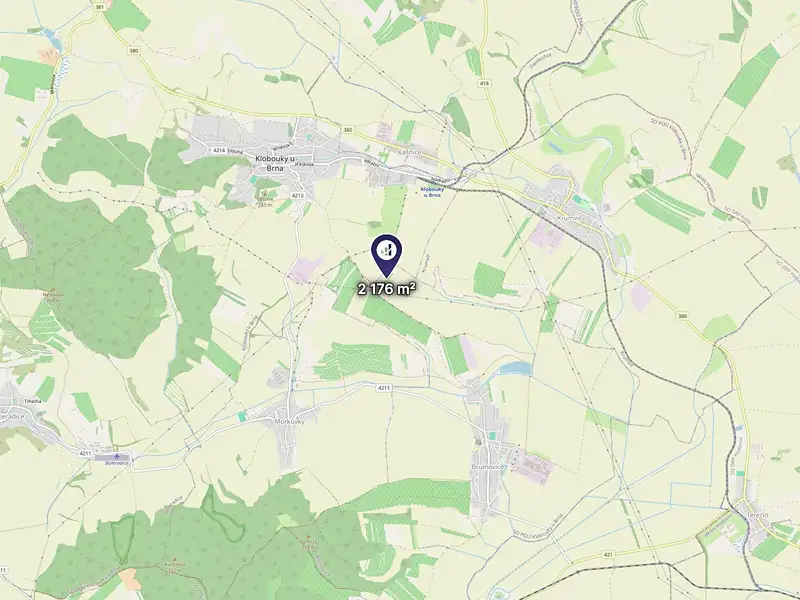 Prodej pole 2176 m², Brumovice – náhled fotky 3