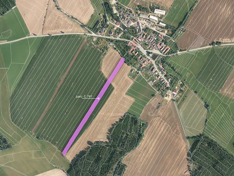 Prodej stavebního pozemku 13776 m², Mysletice – náhled fotky 1