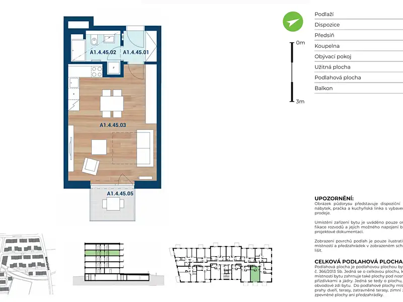Prodej bytu 1+kk 37 m², Praha – náhled fotky 2