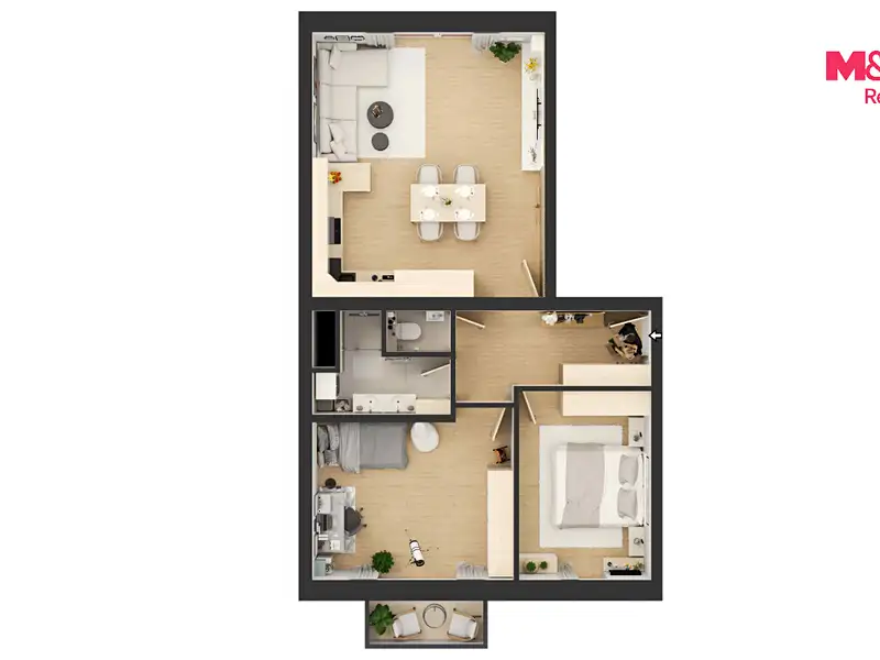 Prodej bytu 3+kk 75 m², Čestice – náhled fotky 3