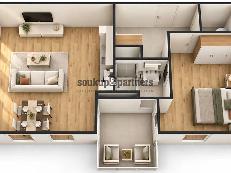 Prodej bytu 2+kk 52 m², Praha – náhled fotky 3