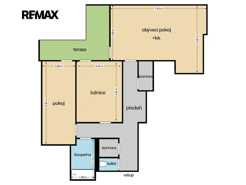 Prodej bytu 3+kk 95 m², Praha – náhled fotky 2