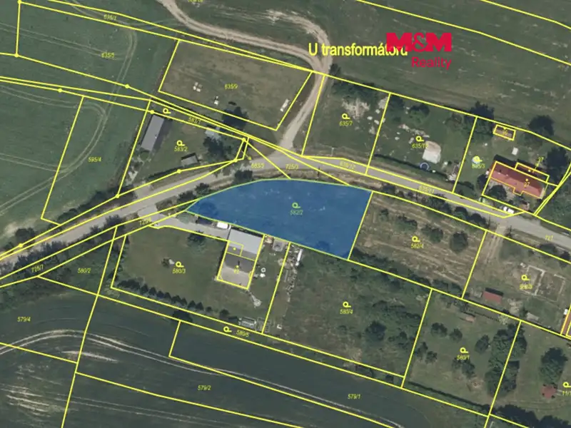 Prodej stavebního pozemku 1176 m², Přehýšov – náhled fotky 1
