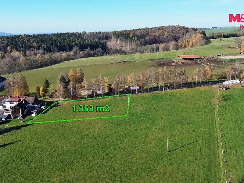 Prodej stavebního pozemku 1353 m², Úhlejov – náhled fotky 3