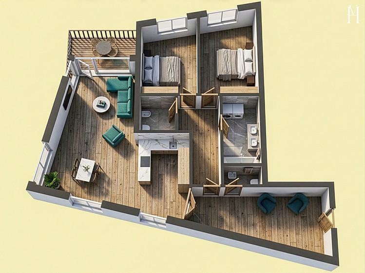 Квартира 3+kk на продаж, 120 м² (86 з 87)