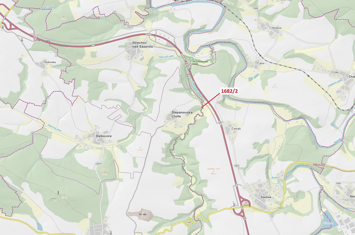 Dražba lesa 89 m², Trhový Štěpánov – fotka 1 z 3
