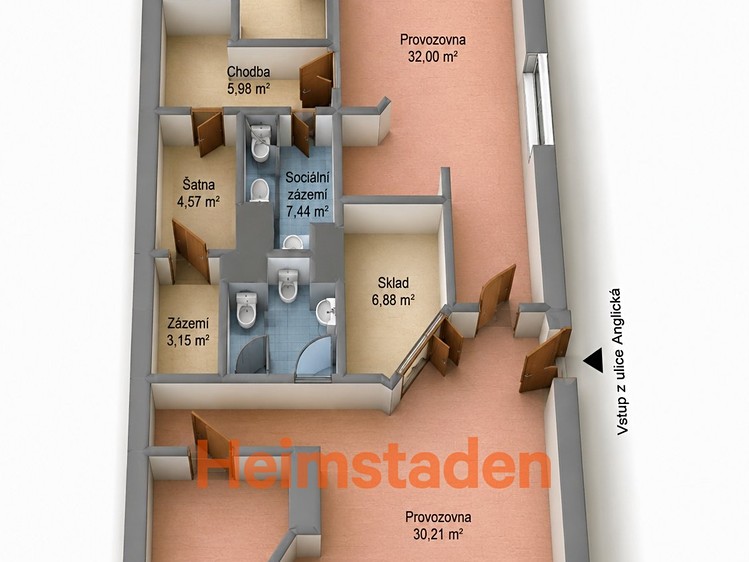 Pronájem komerčního prostoru, 117 m² (8 z 8)