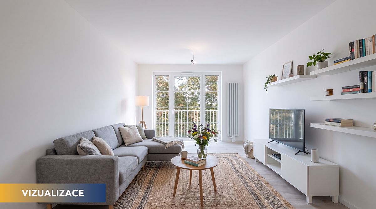 Pronájem bytu 2+kk 57 m² – fotografie 2