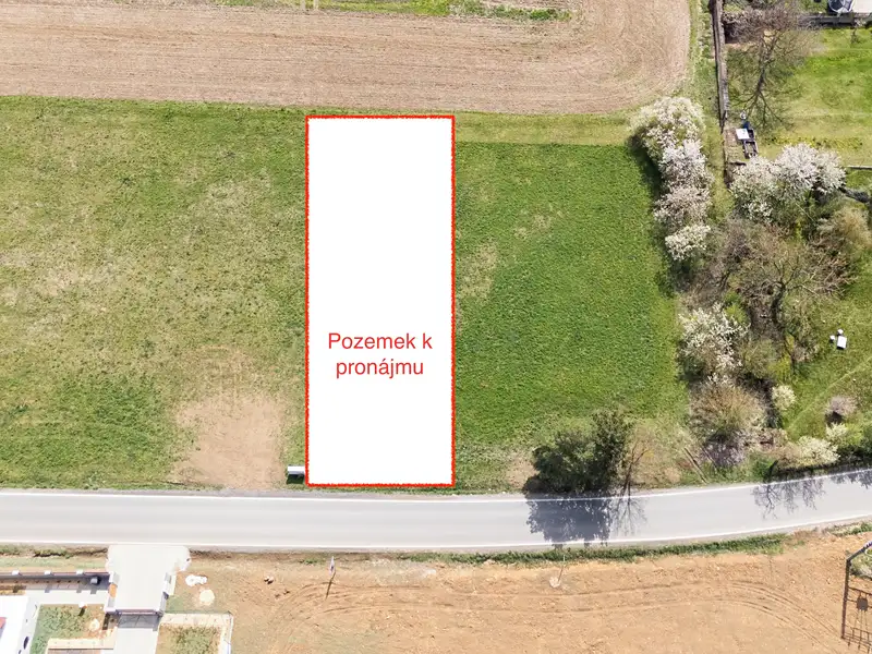Pronájem stavebního pozemku 1081 m², Měňany – náhled fotky 1