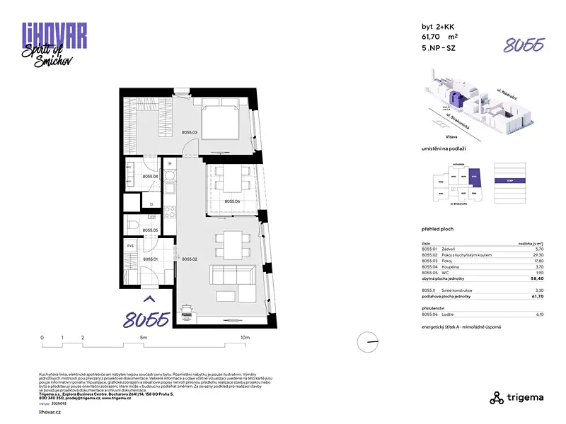 Prodej bytu 2+kk 58 m², Praha – náhled fotky 3